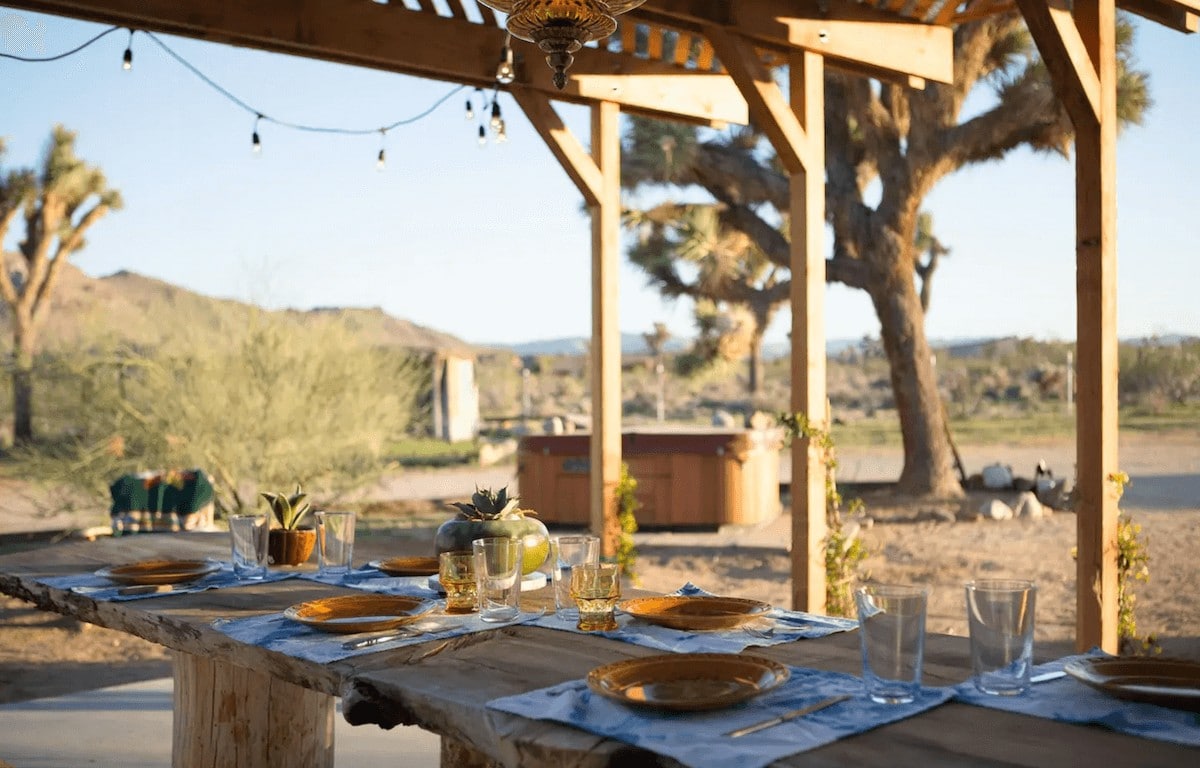 Merchant airstream in Joshua Tree