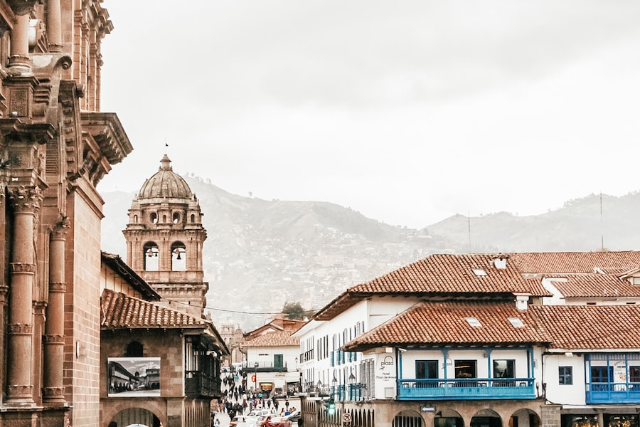 Town square in Cusco, Peru
