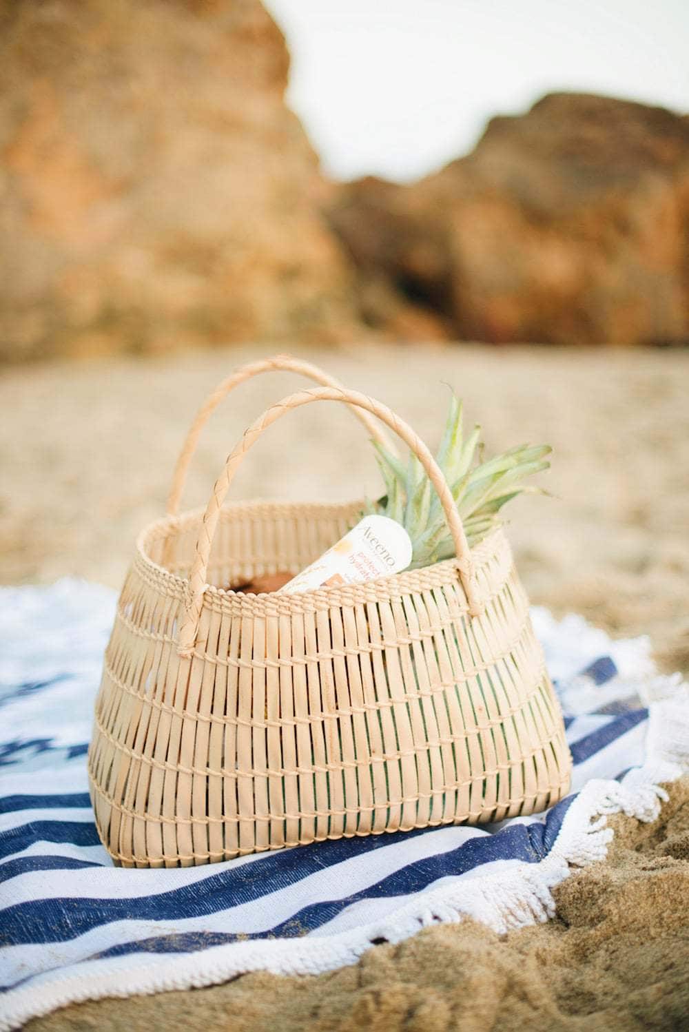 Beach day essentials with Aveeno