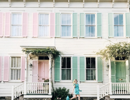 Rainbow Row, Savannah, Georgia