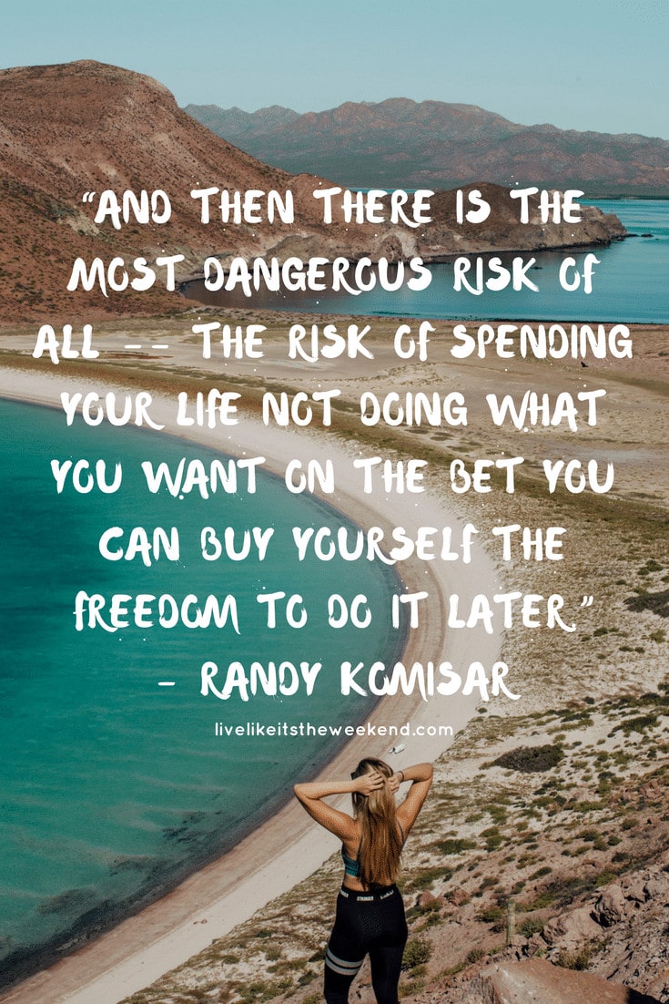 Wherever you go, there you are!. Why do we travel? Or change jobs