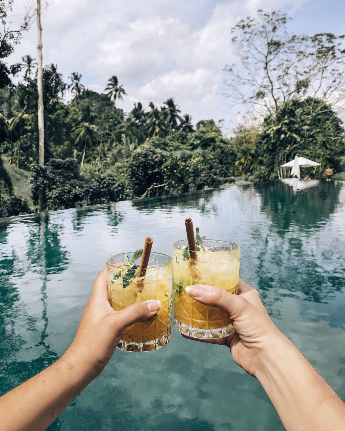 Staying at the Alila Ubud in Bali, Indonesia