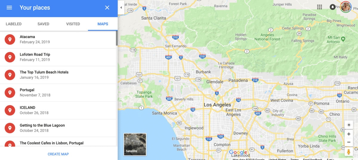 How to use Google Maps to make the best travel itineraries