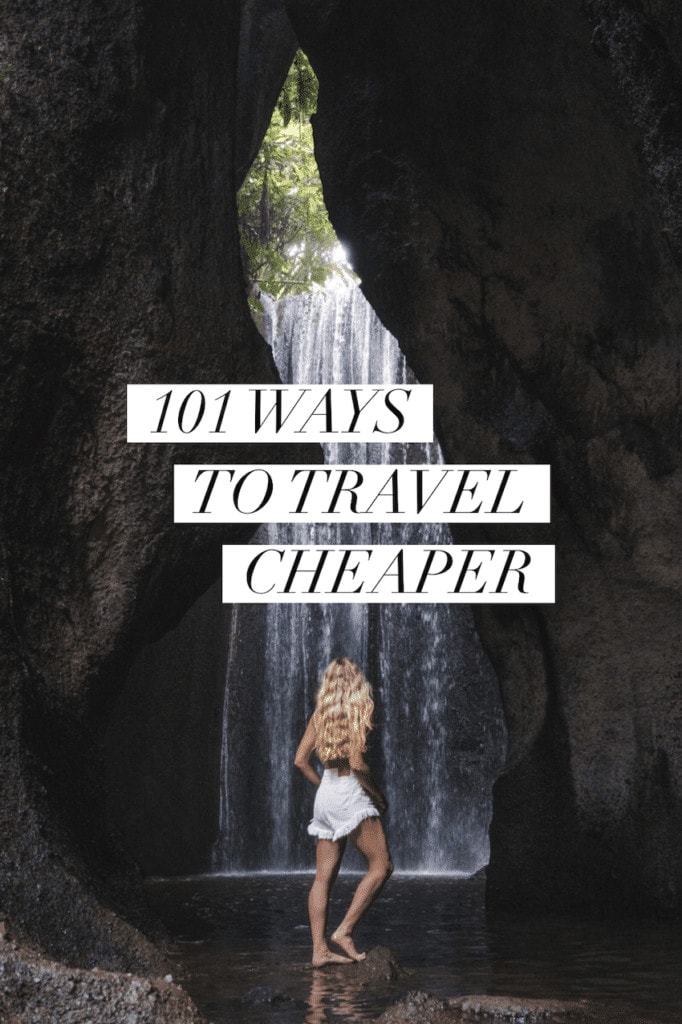 101 Genius Ideas For the Cheapest Ways to Travel the World | Travel for cheap | Cheap ways to travel | How to travel for cheap | Saving money on travel | Budget travel tips | How to travel cheaper | Tips for traveling on a budget |