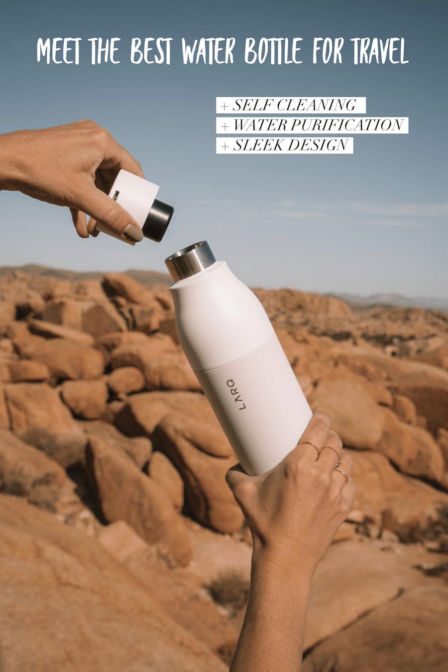 The Best Water Bottle For Travel That Cleans Itself!