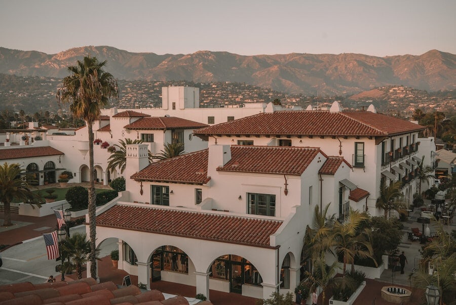 Hotel Californian in Santa Barbara for California in summer