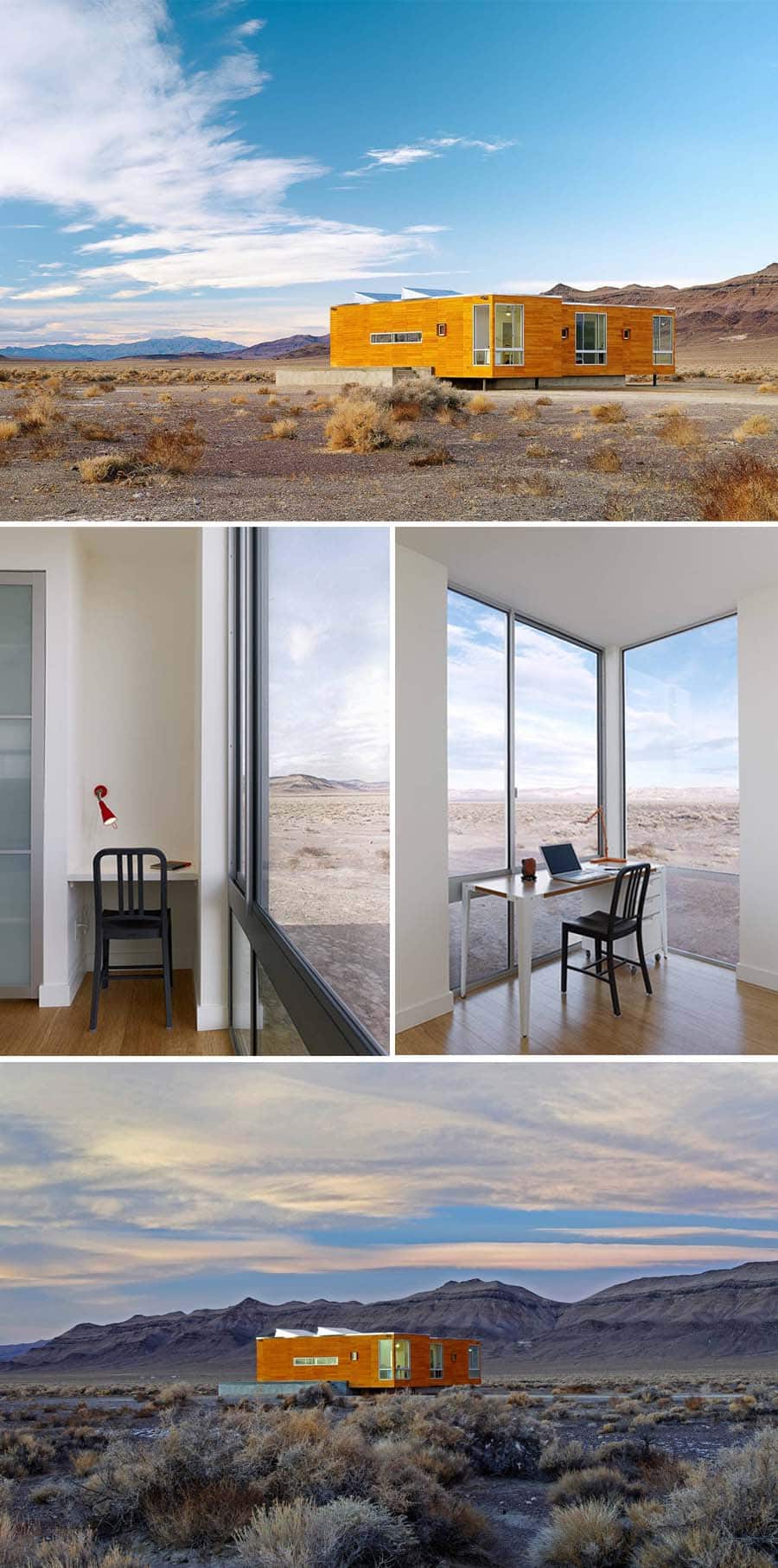 Architectural death valley home on Airbnb