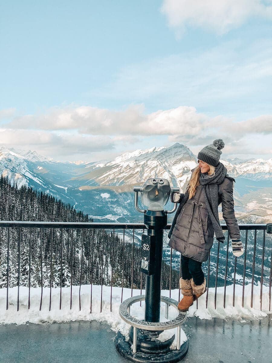 Top of the Banff gondola