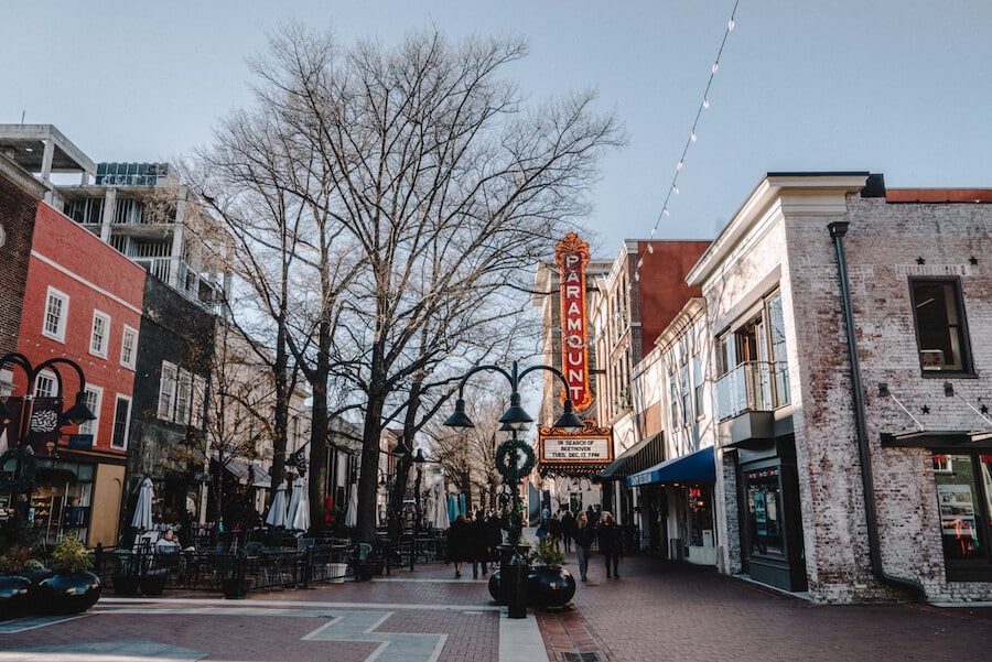 The Downtown Mall, Charlottesville, Virginia