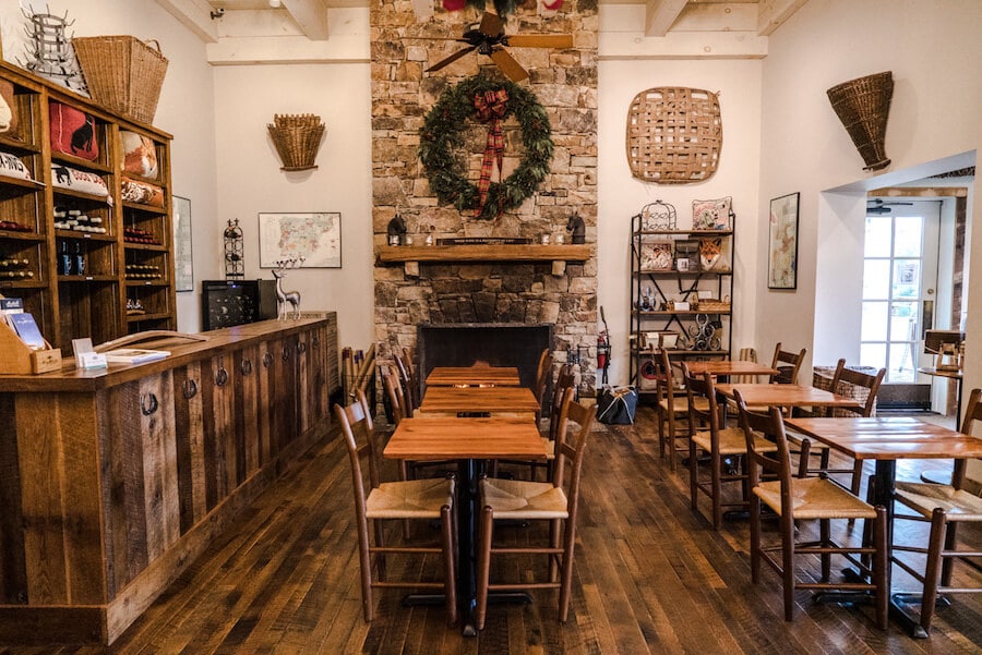 Tasting room at King Family Vineyards in Virginia