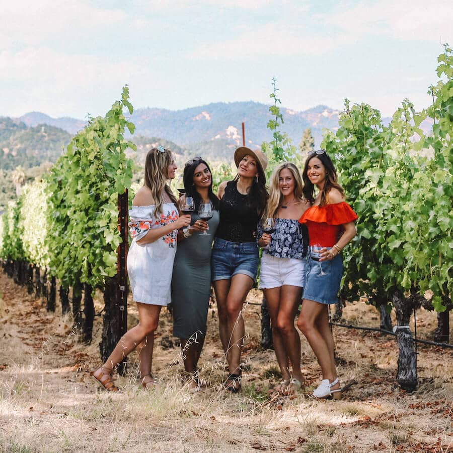Napa Valley, California'ya kızlar gezisi