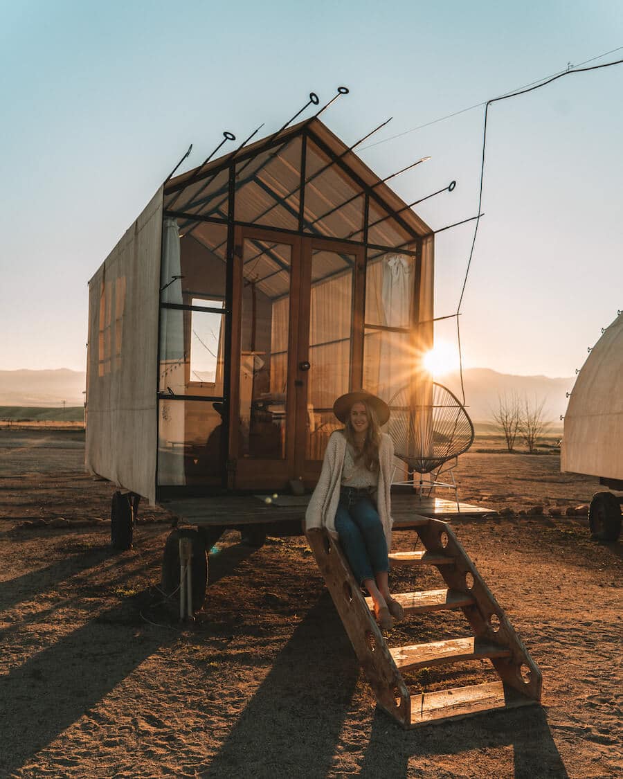 Blue Sky Center glamping site in Cuyama, California