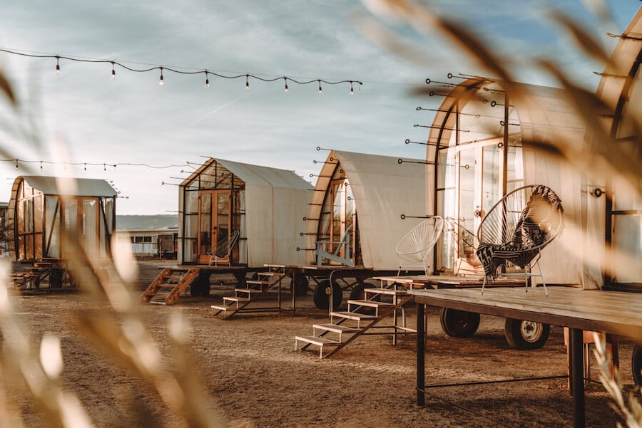 Blue Sky Center glamping site in Cuyama, California