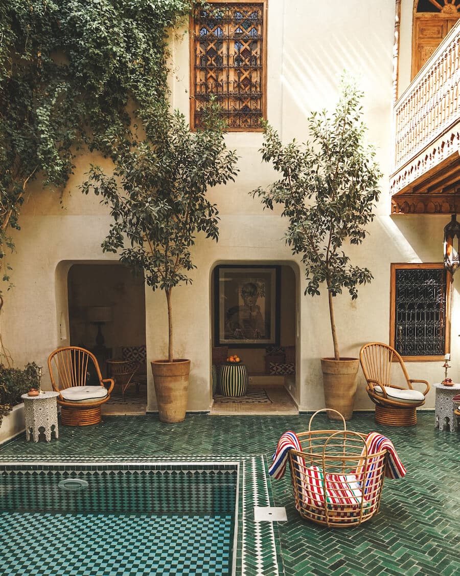 El Fenn riad boutique hotel in Marrakech