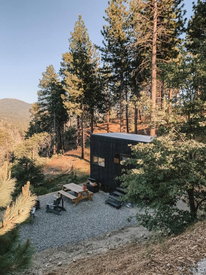 View overlooking the Getaway cabins in Big Bear