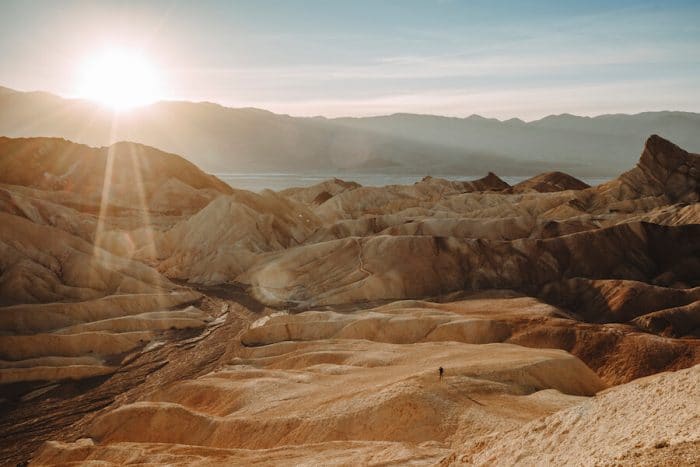 Zabriskie Point in Death Valley