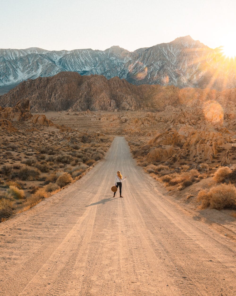 Movie road in Alabama Hills