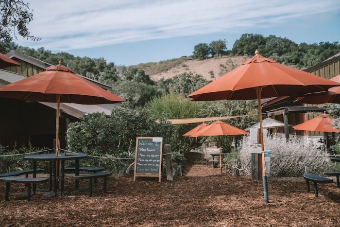 Foxen winery outdoor tasting room in one of the best wine regions in California