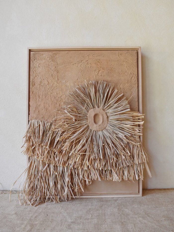 Elan Byrd raffia artwork