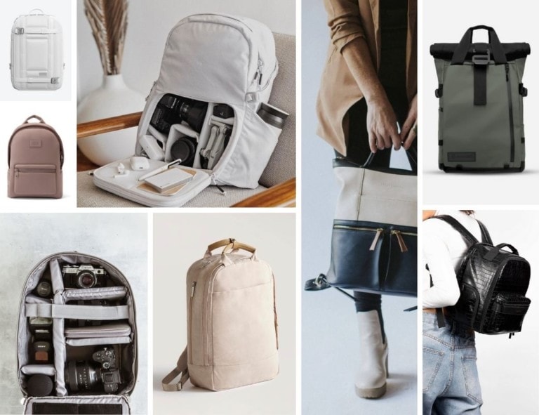 cover photo for most stylish camera bags for women