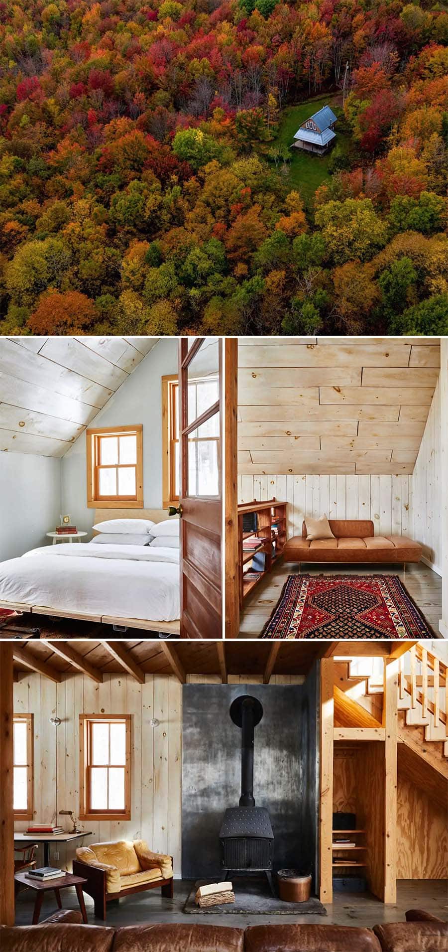 Brushland's Owls Nest cabin Airbnb in the woods in Bovina Center, New York