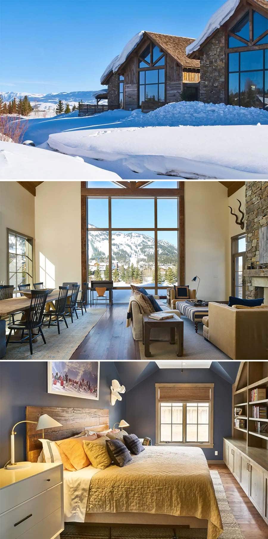 Shooting Star cabin - luxury cabin airbnbs in Jacksonhole, Wyoming