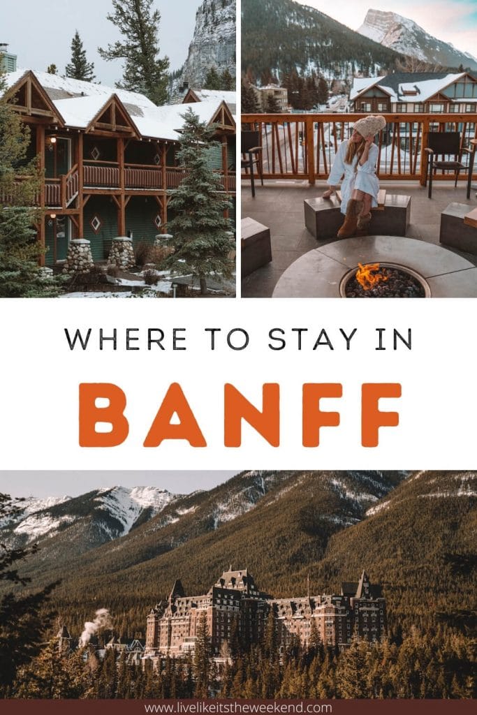 Where to stay in Banff pin cover