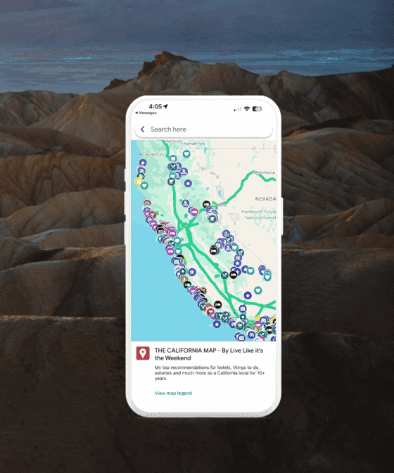 California map graphic