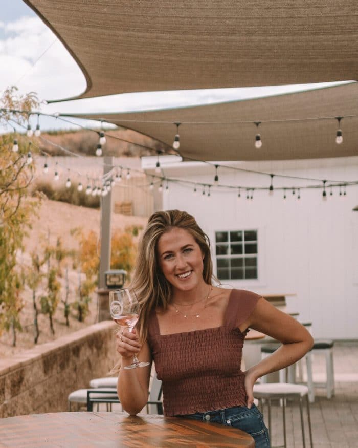 Michelle Halpern at Akash Winery in Temecula