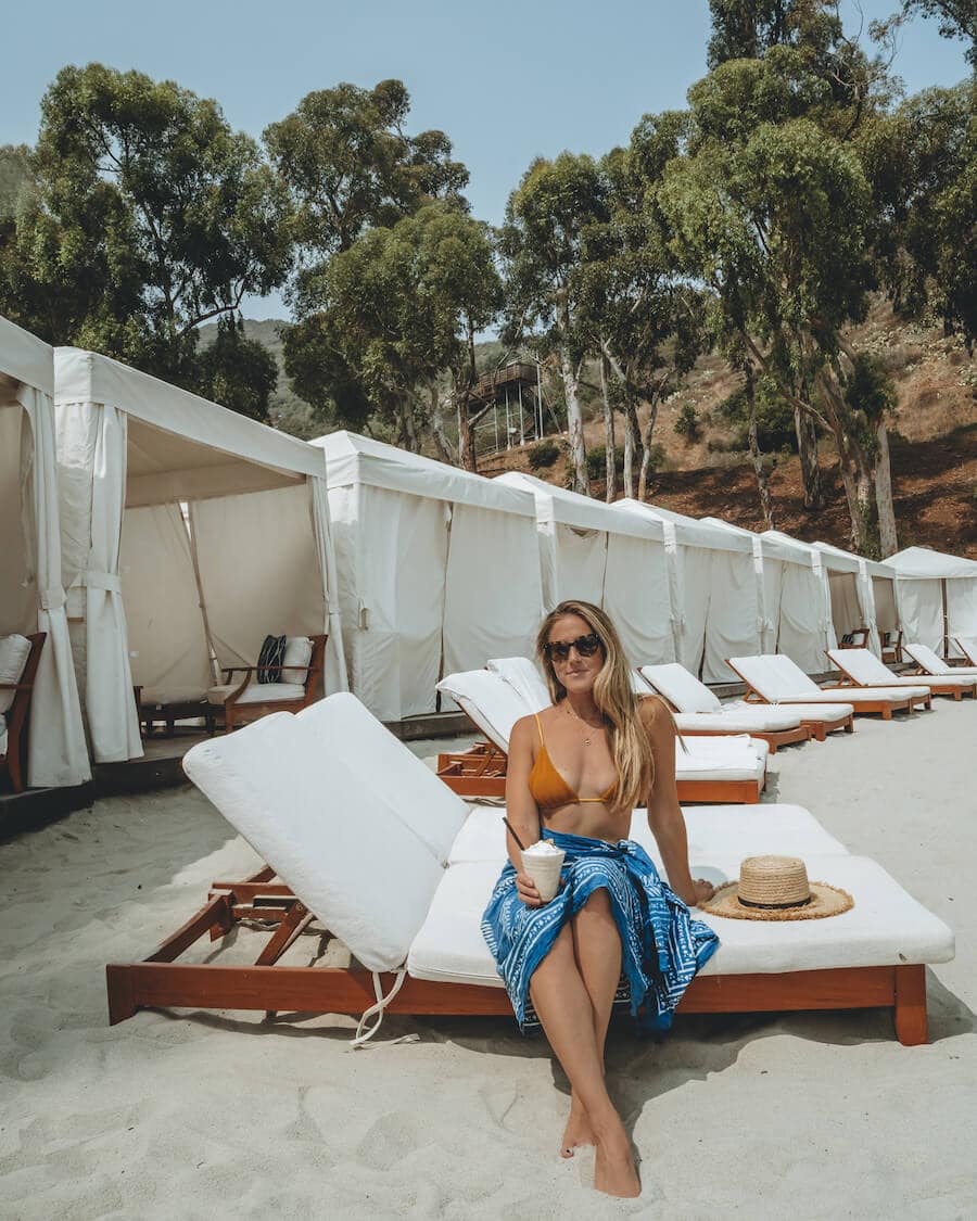 What to do in Catalina - Michelle Halpern at Descanso Beach Club, Catalina