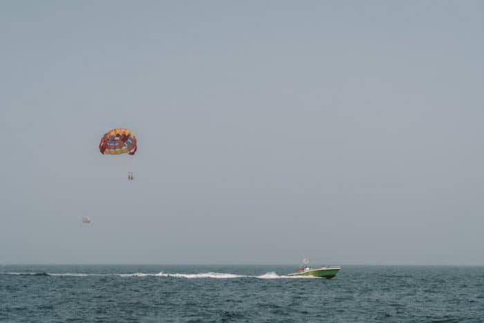 What to do in Catalina - Parasailing in Avalon Bay