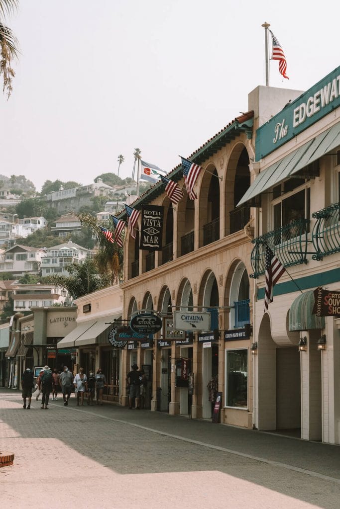 What to do in Catalina - Shops in downtown Catalina Island