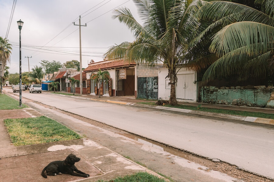 Streets of Bacalar, Mexico