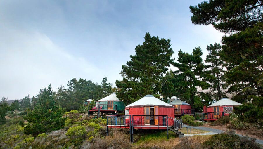 Yurt at Treebones resort