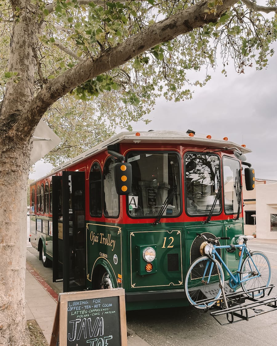 Things to do in Ojai - take the local trolley