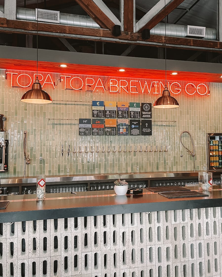 Topa Topa Brewing Co in Ojai, California