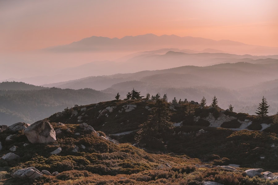 Keller Peak sunset