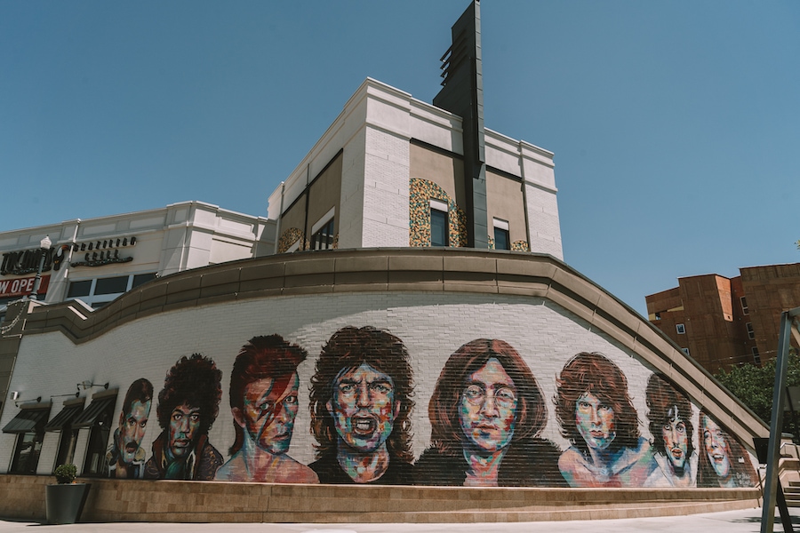 Legends of Rock mural in Salt Lake City, Utah