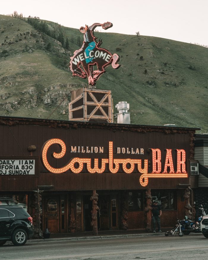 Million Dollar Cowboy Bar in Jackson, WY