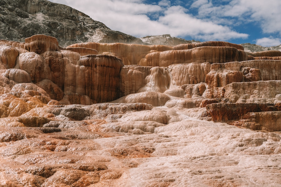 Mammoth Hot Springs in Yellowstone