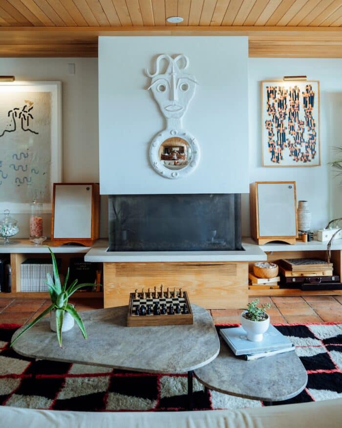 Common area interior at Hotel Joaquin in Laguna Beach