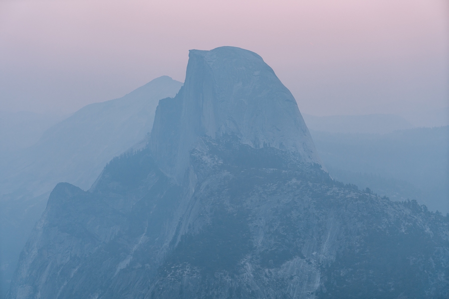 Things to do in Yosemite National Park- Glacier Point at sunset