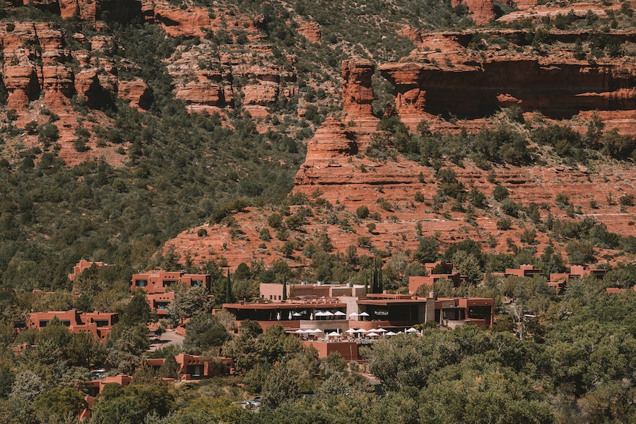 Views of Enchantment Resort from above