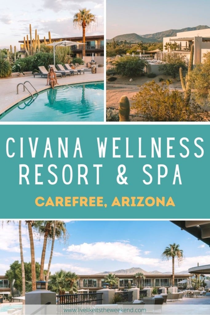 Pin cover Civana Wellness Resort review blog post