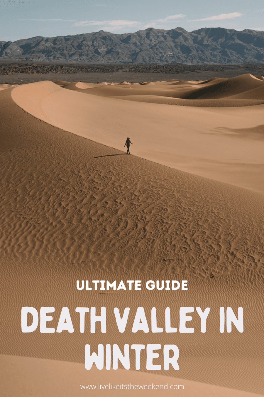 pin cover for Death Valley in winter blog post