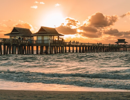 Sunset at the Naples Pier - best things to do in Southwest Florida