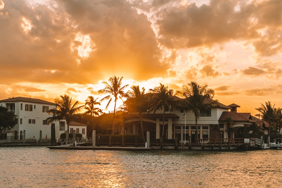 Sunset cruise in Naples Bay - best things to do southwest florida