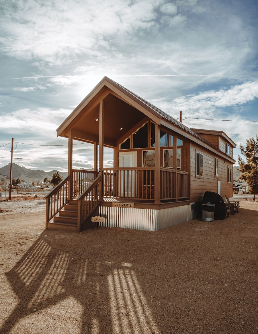 The Wild West cabin outside of death valley