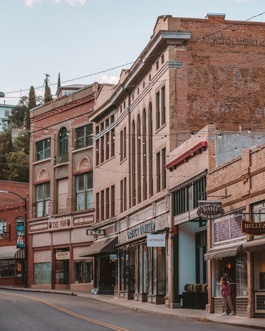 Buildings in Bisbee, Arizona 