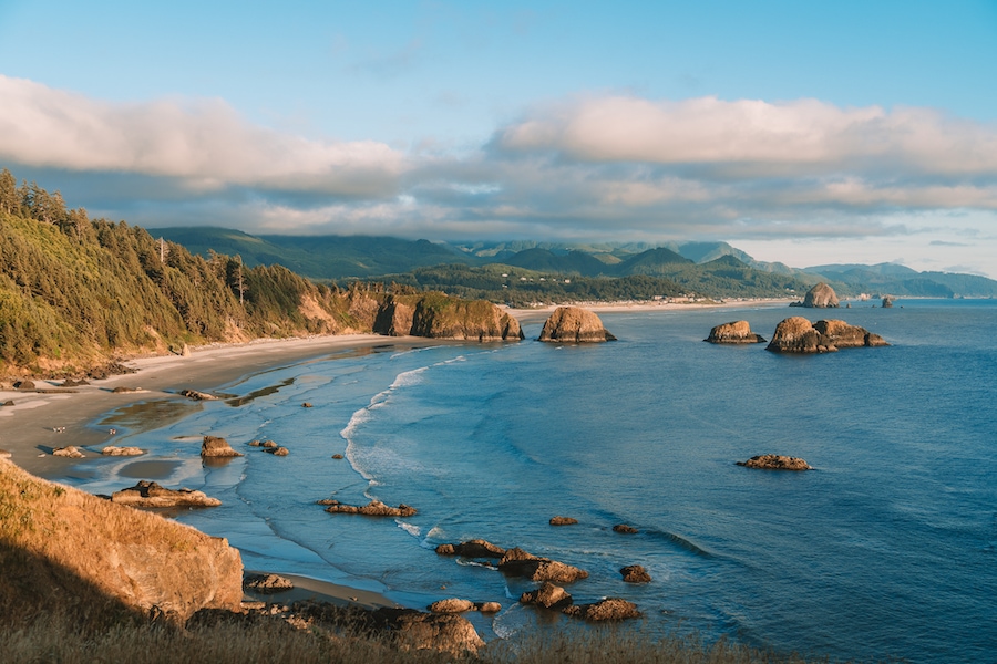 Beach on northern Oregon Coast